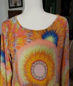 Vibrant Multicolor Women's Tunic Top